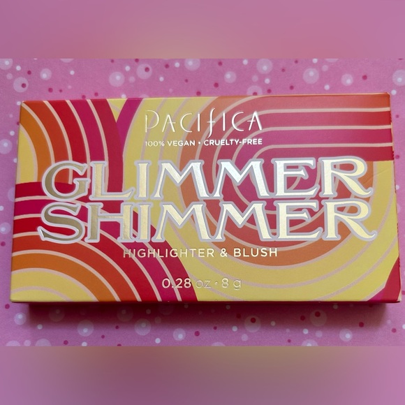 Pacifica Glimmer Shimmer Highlighter & Blush Duo ~ NIB - Picture 3 of 3